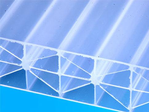 PC / Polycarbonate Multiwall Sheet X-structure 5 Wall